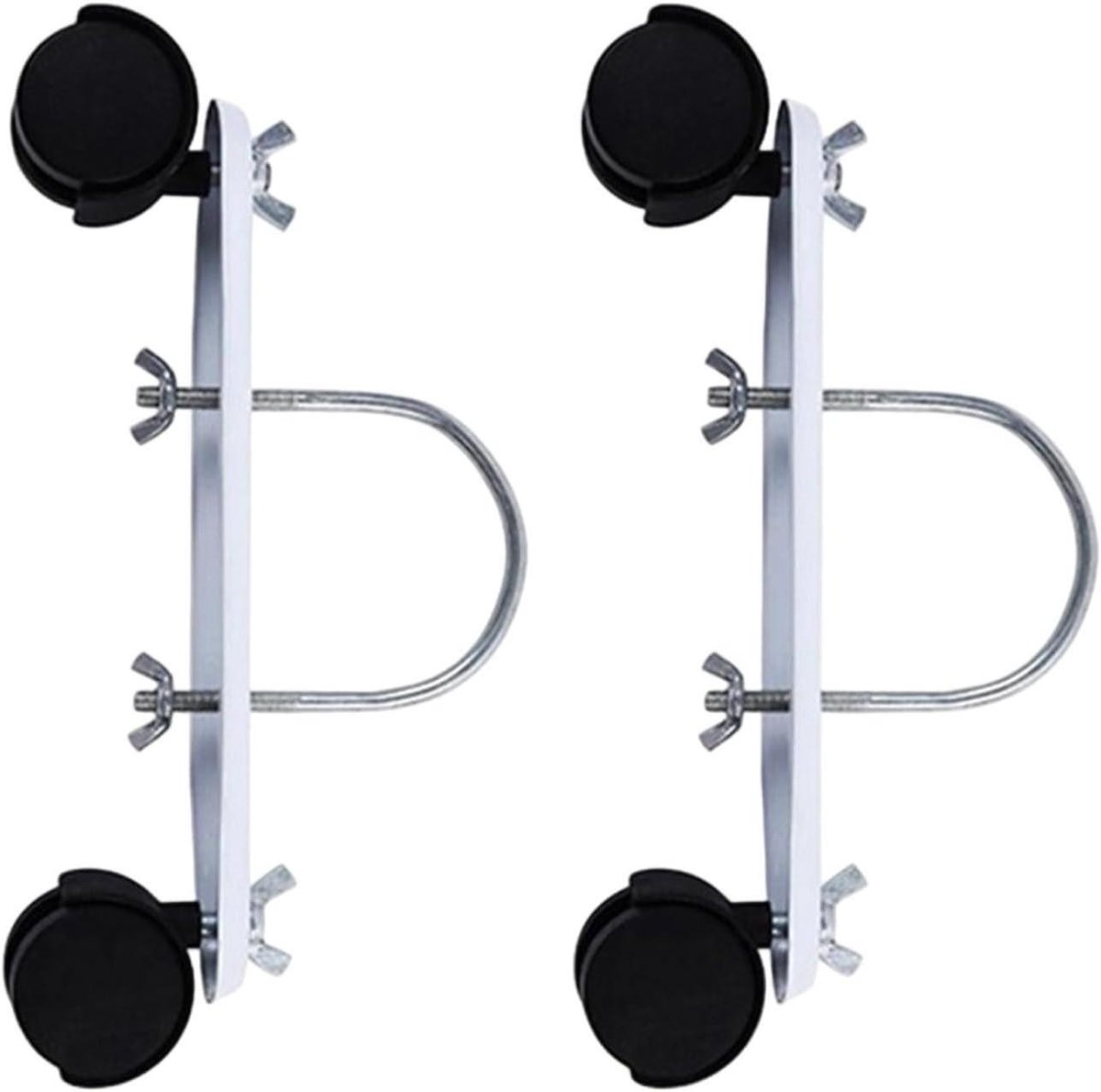 Radiator Houder - Verwarming Wielen - Mobiele Verwarming - Draaibare Wielen - 2 stuks - Zwart