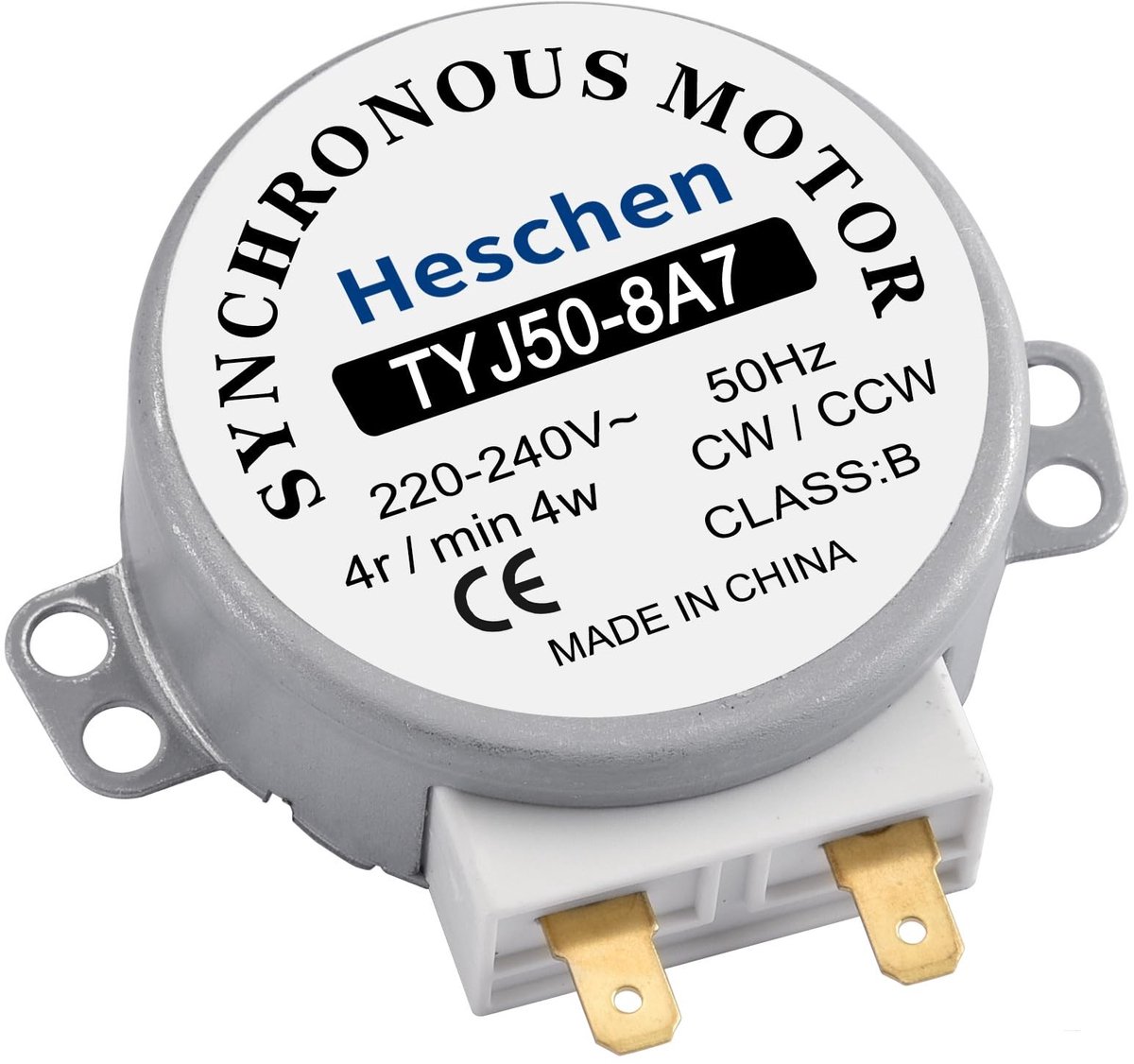SPHProducts - Synchronous Motor - Motor voor Magnetron - 4R/Min CW/CCW - 220-240VAC - Vervangingsonderdeel - Geschikt voor Keuken - Model TYJ50-8A7