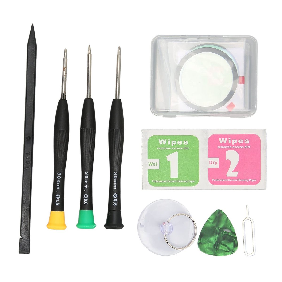 aladdien - Vervangingsset Glas - Duurzame Reparatieset - 44cm - Horlogescherm - Inclusief gereedschap voor reparatie - Geschikt voor R870 R875
