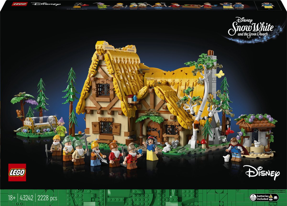 LEGO Disney Huisje van Sneeuwwitje zeven dwergen