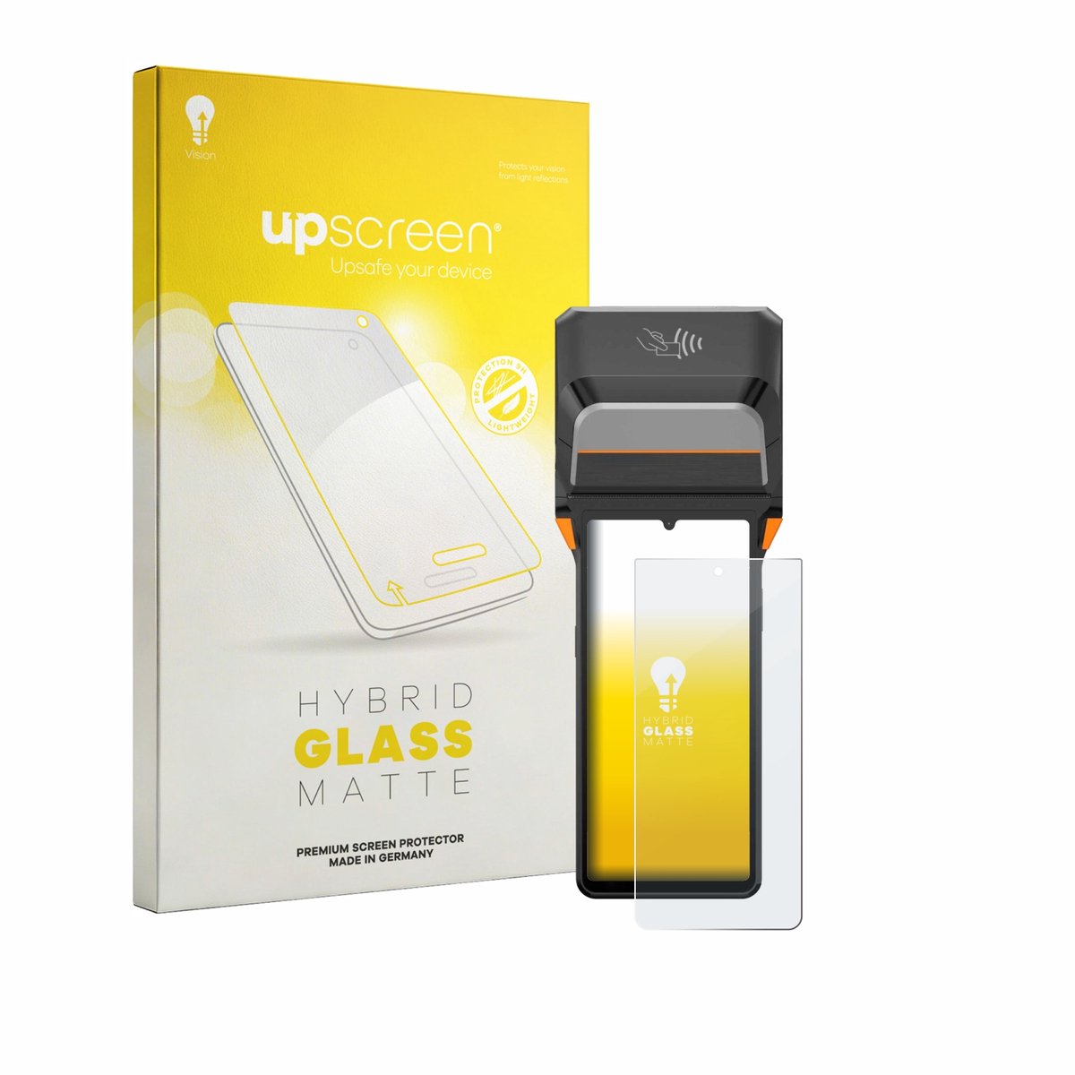upscreen - Screenprotector voor Sunmi V3 Plus - Folie Beschermfolie Beschermglas matte