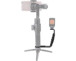 L-vormige Handheld Stabilizer Beugel met 2 Hot Shoe Mounts voor Osmo Mobile 2 en Smooth 4 Accessoires voor Stabiele Opnames