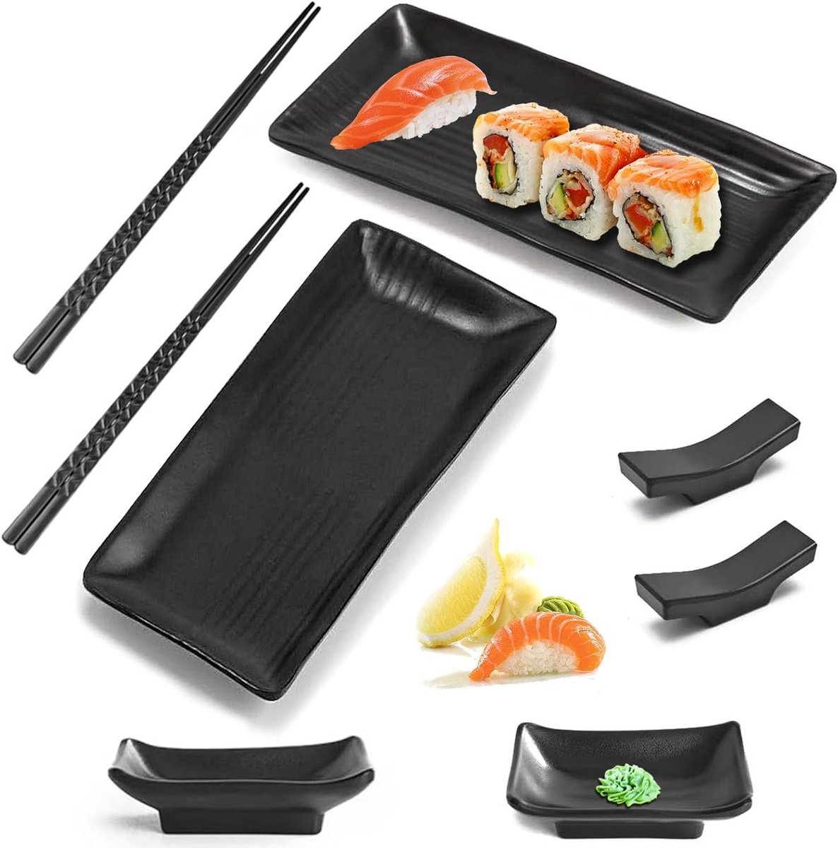 8-delig Japans Sushi serviesset