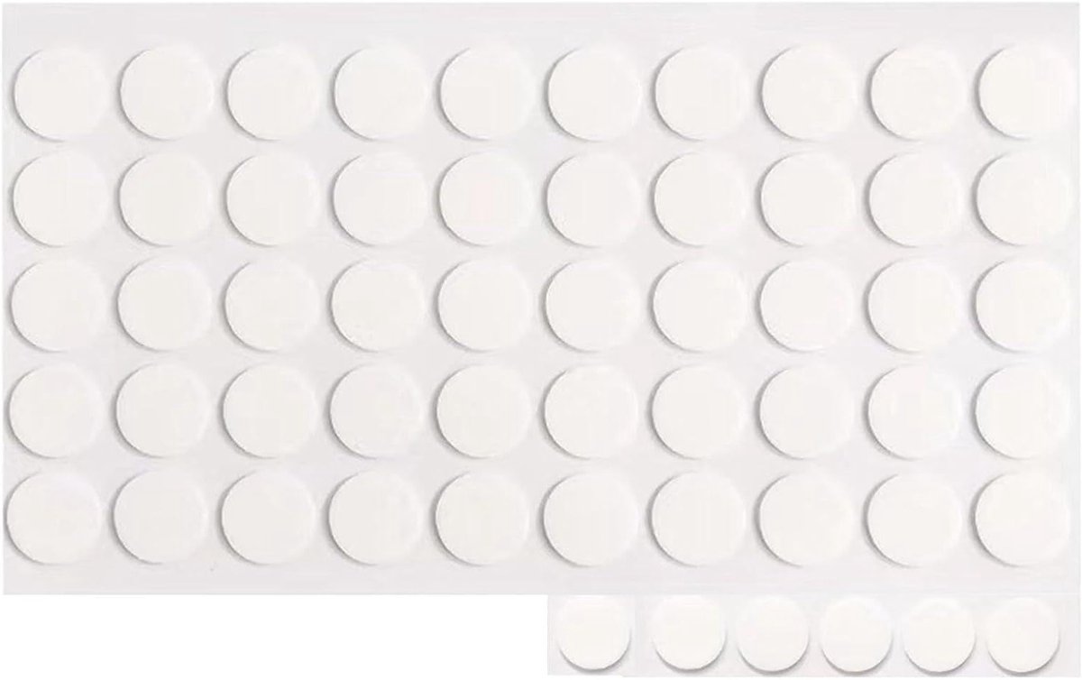 Extra sterke dubbelzijdige tape, 56 stuks, ultra groot 1,18 inch, geschikt voor meerdere oppervlakken, verwijderbaar en herbruikbaar, ideaal voor decoraties en bescherming van kwetsbare objecten