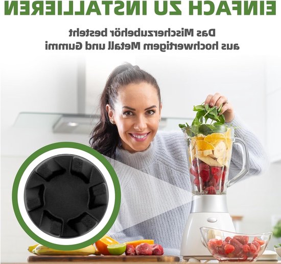 Set van 3 aandrijfwielen voor staande mixer, hoogwaardige materialen, inclusief montage sleutel, perfect voor KSB5 en andere modellen — afbeelding 3