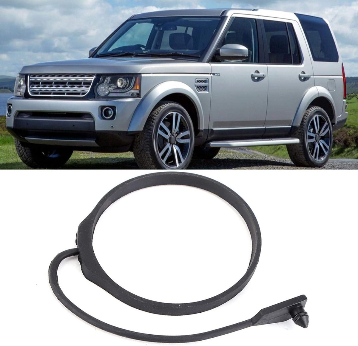 Vervangend Tankdop Touwtje voor Range Rover en LR Modellen - Duurzaam Rubber
