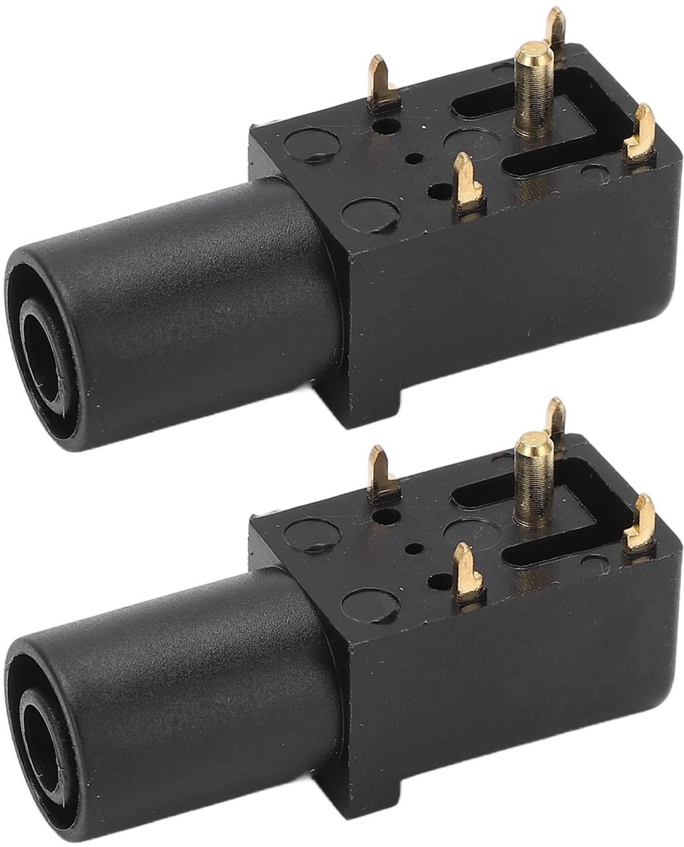aladdien - PCB Banana Socket 4mm - Veilig en Betrouwbaar - Geschikt voor Multimeters - 2-delige Set - Hoge Kwaliteit - Ideaal voor Elektronica - Vei..
