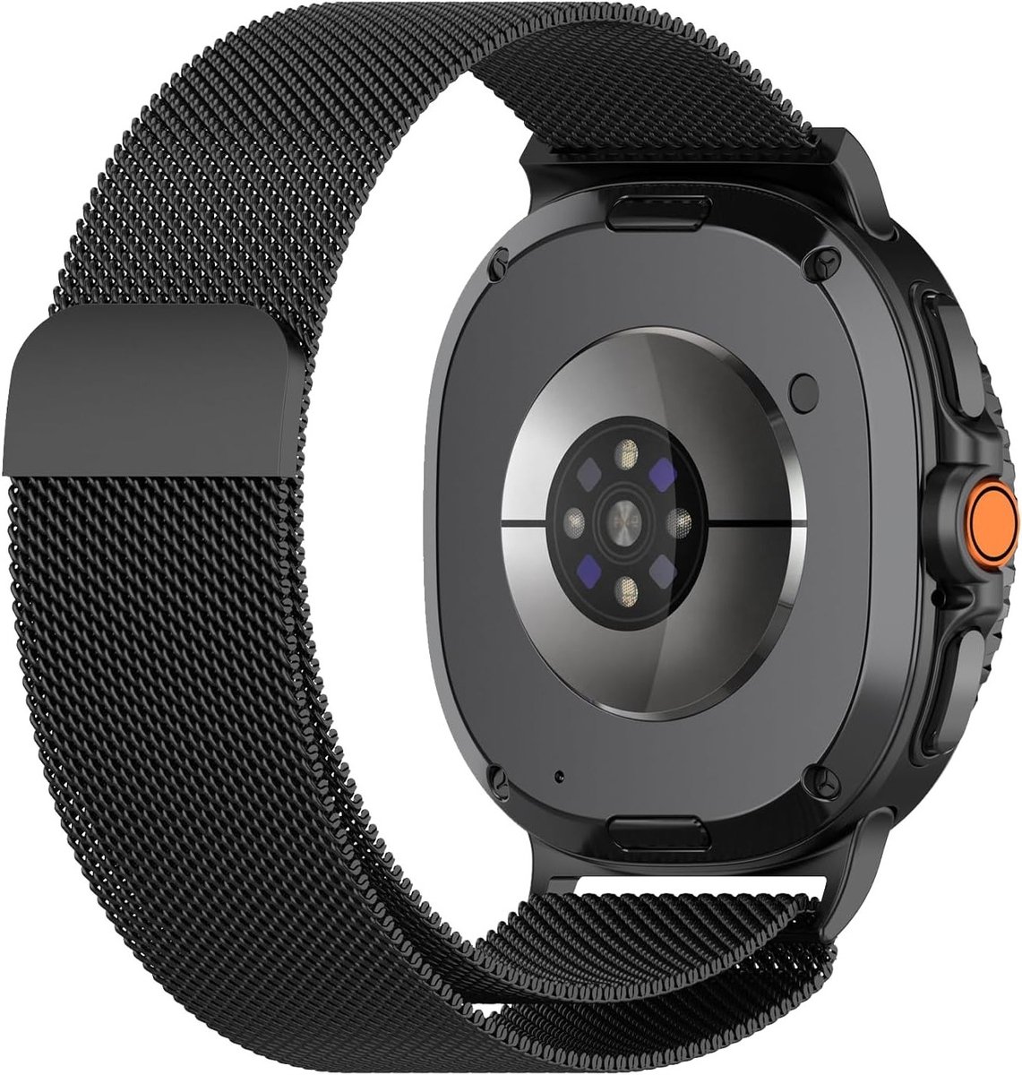 Milanese Horlogeband voor Galaxy Watch 8 en Classic - 40 mm, 44 mm, 46 mm - Vervangband van Roestvrijstaal met Magnetische Sluiting voor Dames en Heren
