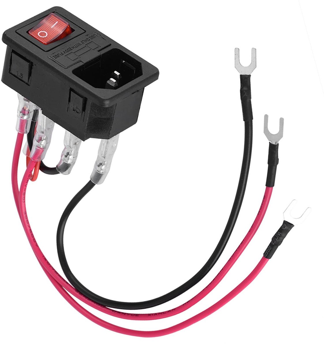 aladdien - 3D-Printer Aan/Uit Schakelaar - Tuimelschakelaar 10A 220V - Betrouwbare stroomaansluiting - Universele module - Ideaal voor 3D-printers -..