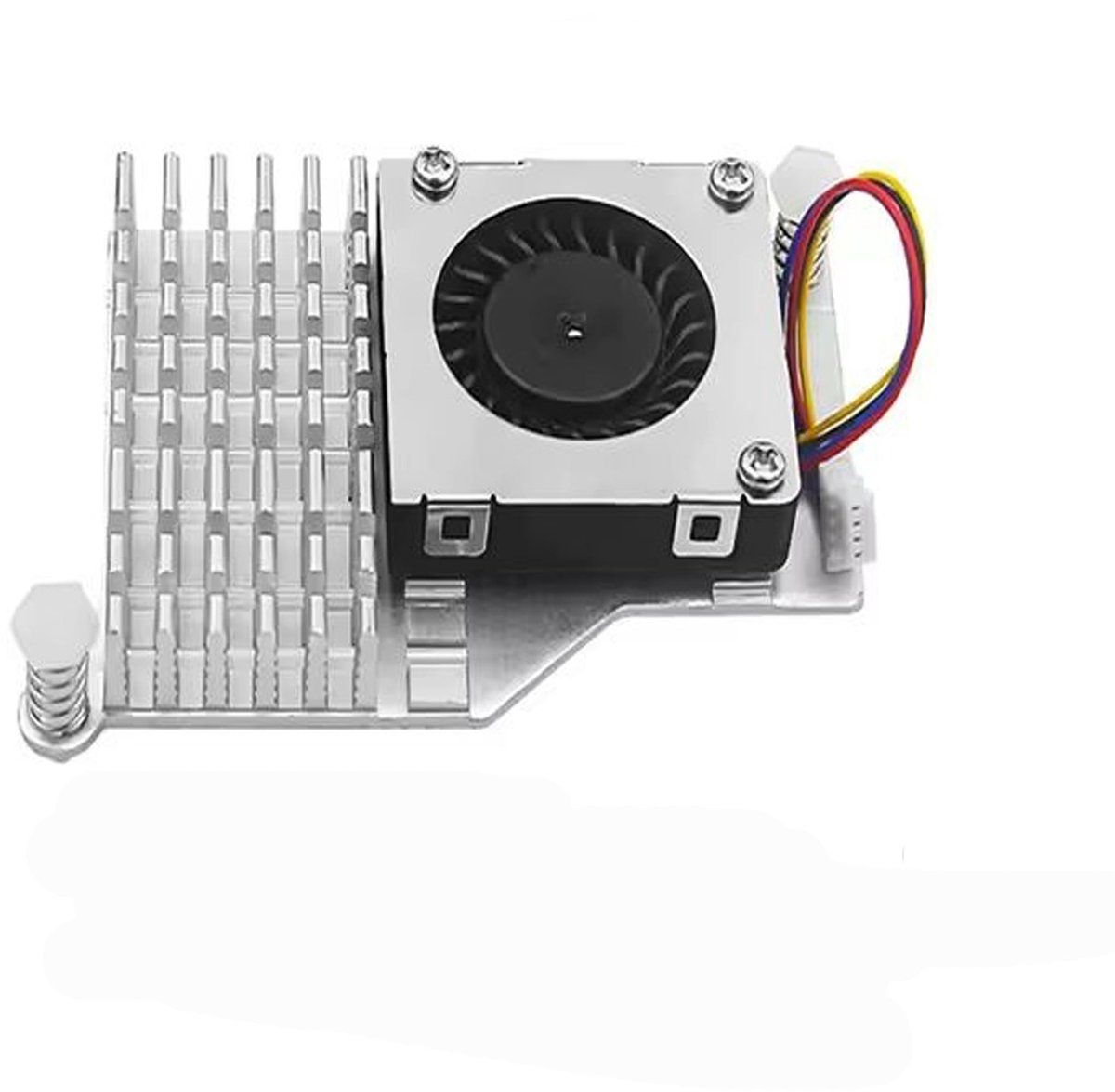 aladdien - Active Fan Cooler - Koellichaam - Aluminium - Temperatuurregeling - Raspberry Pi 5 - Efficiënte koeling - Voor hobbyisten - Compact ontwerp