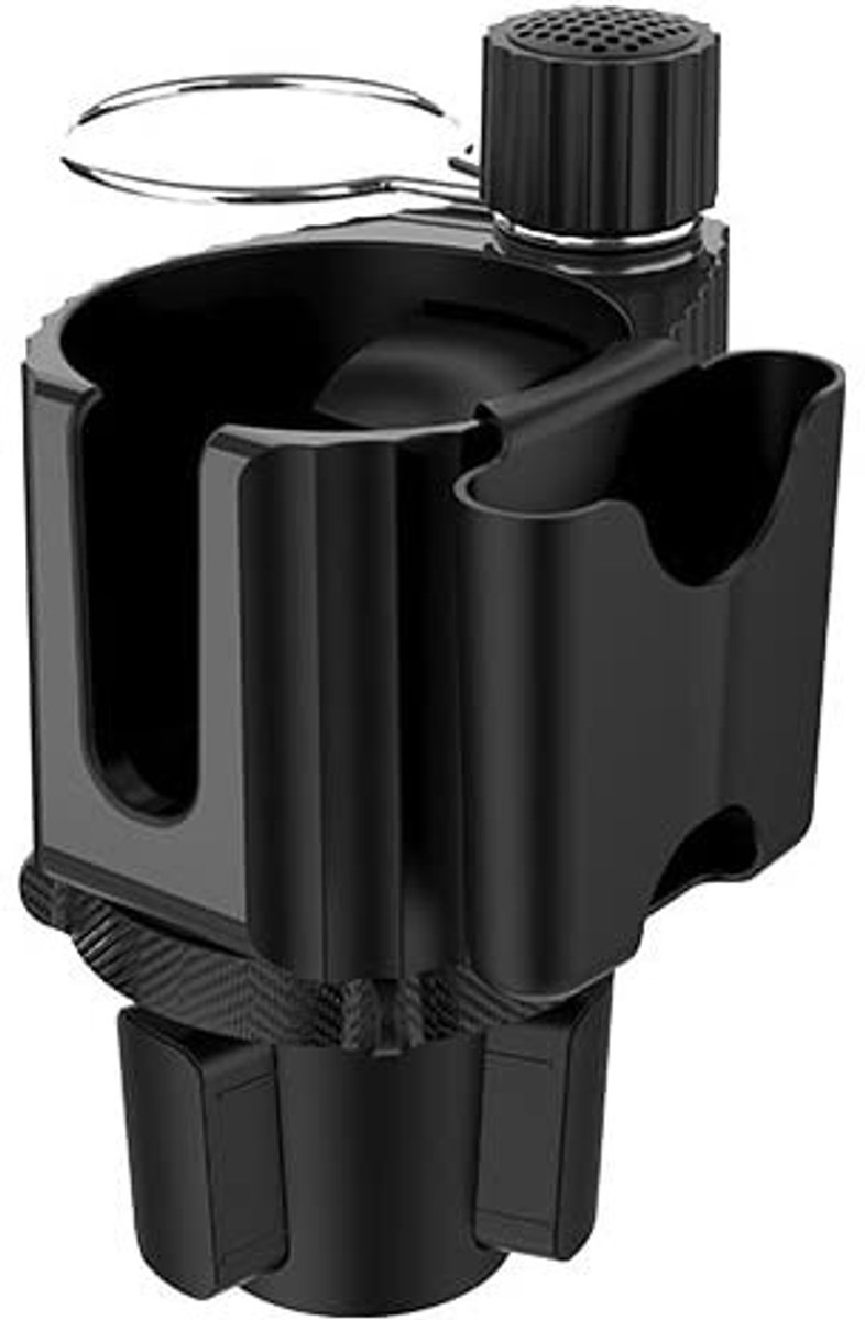aladdien - Auto Bekerhouder - Verstelbare Telefoon Houder - Dual Automotive - Auto Cup Organizer - Geschikt voor Mokken en Grote Dranken