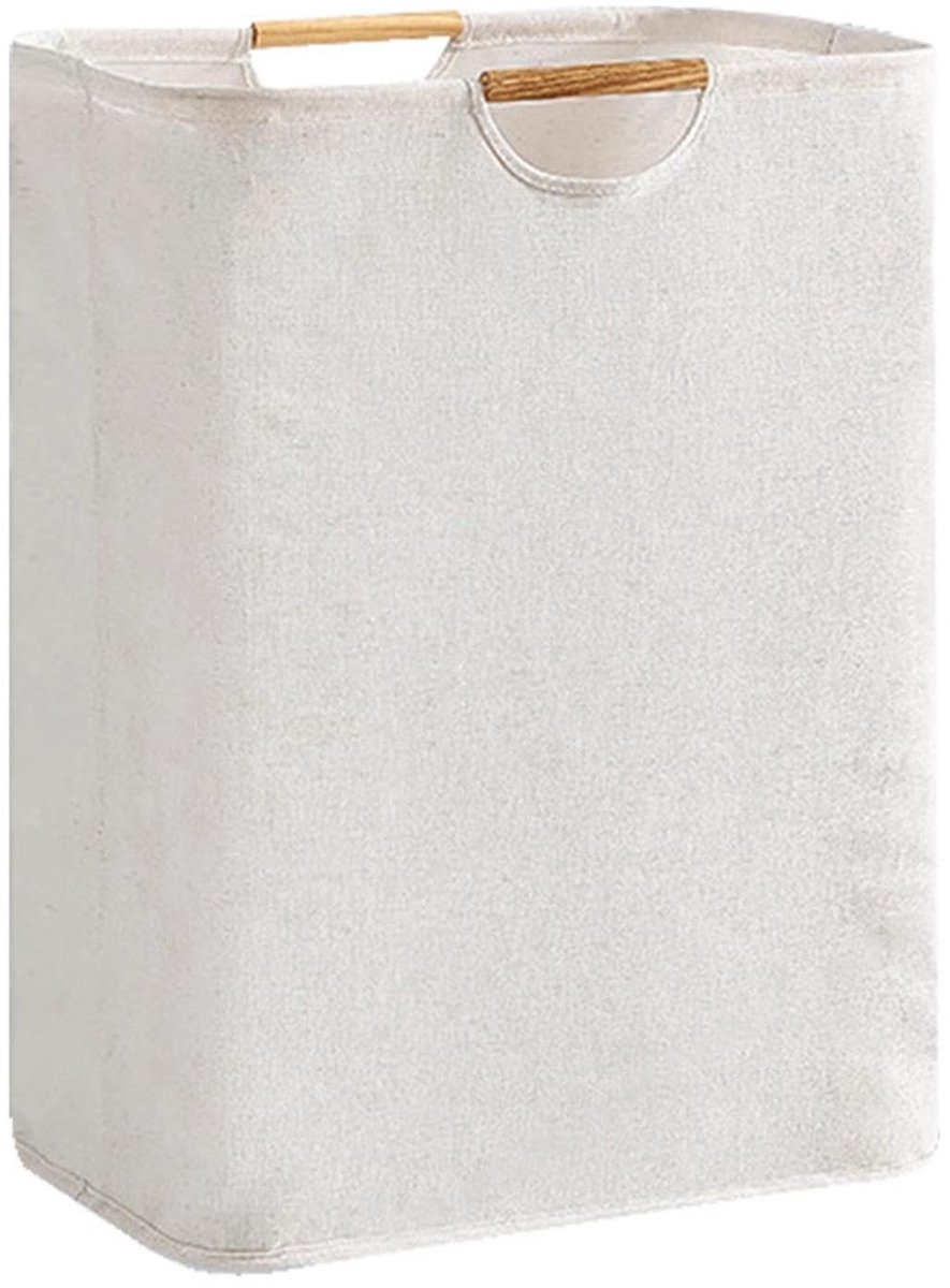 aladdien - Vouwbare Wasmand - Duurzaam - Multifunctioneel - Beige - Ruimtebesparend - 60L - Geschikt voor Thuis - Opbergoplossing