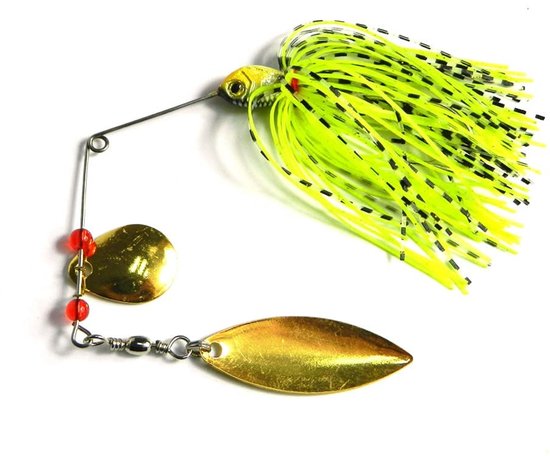 Store_9 - Spinner Bait Lures Kit - Voor Zoet- en Zoutwater Visserij - 4-delige set - Perfect voor Sportvisserij - Inclusief diverse kleuren - Ideaa... — afbeelding 2