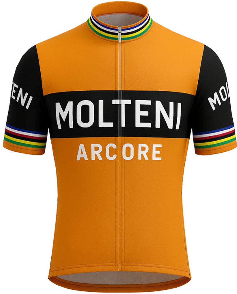 Retro Wielershirt Molteni Oranje - Gruppo Sportivo - 3XL