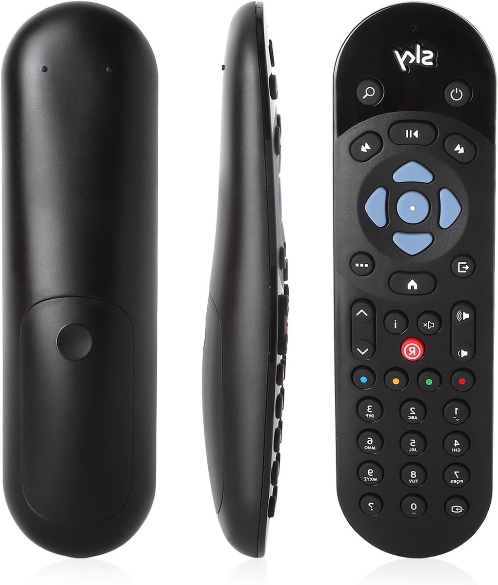 Vervangende afstandsbediening voor Sky Q Receiver - Universele afstandsbediening met 10 m IR-bereik, snelle reactie en plug-and-play functionaliteit