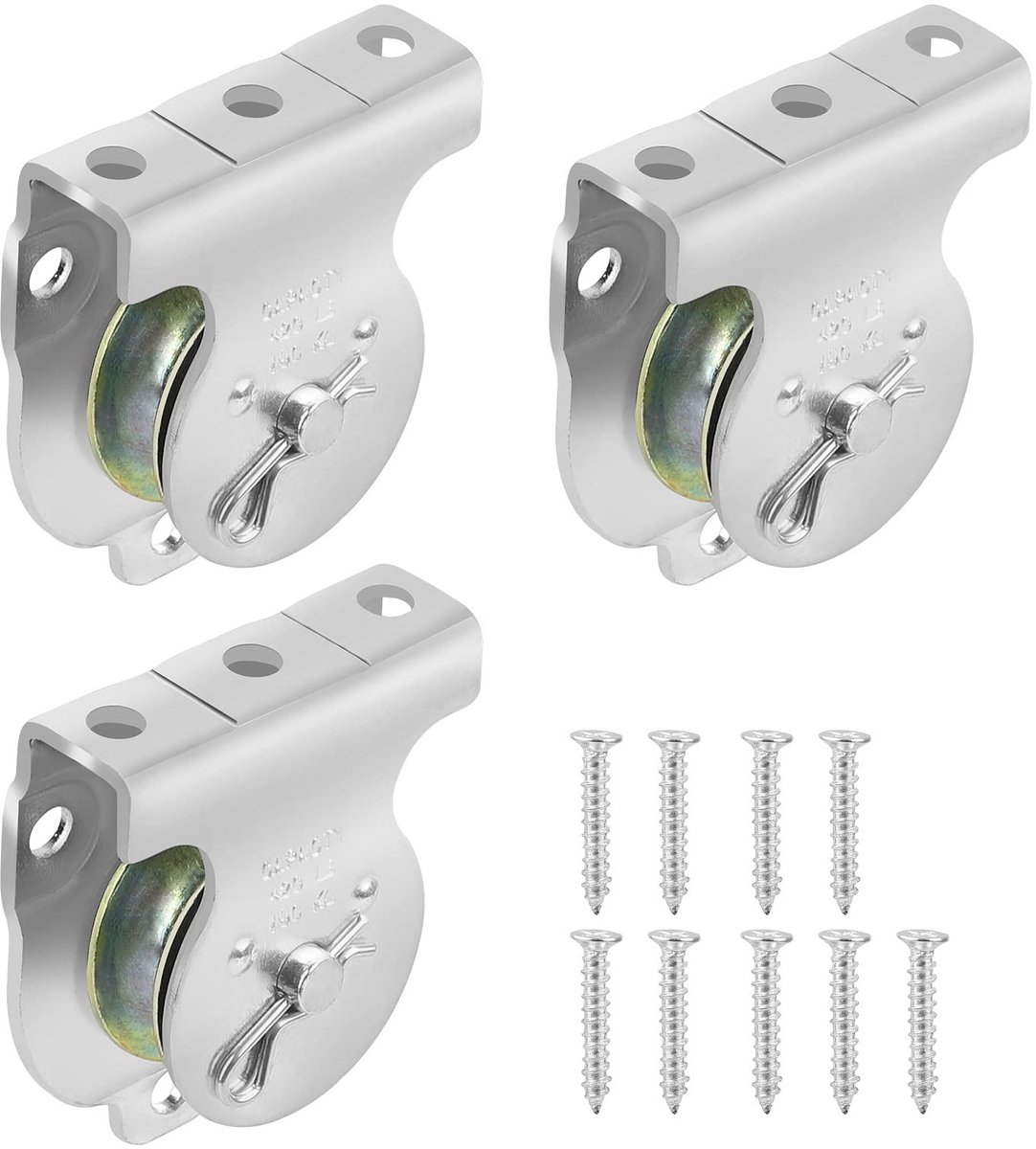 Allecto - Deflectie Rollen - Kabel Rollen Set - Duurzaam en Sterk - 3 Stuks - Ideaal voor Kabelgeleiding - Geschikt voor Professioneel Gebruik - Staa