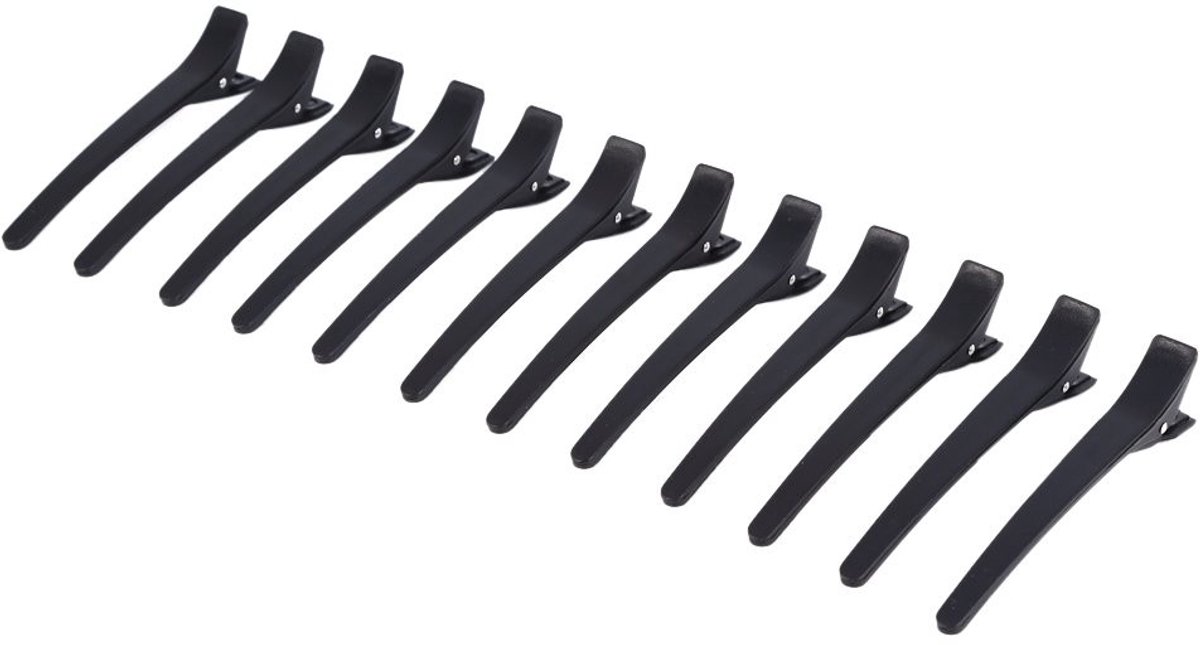 aladdien - Haarclips - Professionele Haar Sectie Clips - Lichtgewicht en Comfortabel - 12 Stuks - Styling Accessoires - Geschikt voor Vrouwen - Salo..