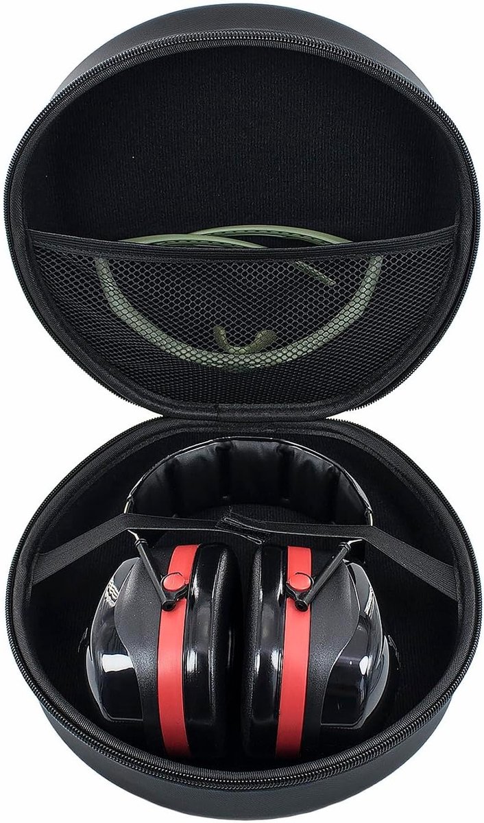 Duurzame Beschermende Hardcase voor Sordin Supreme Pro-X, Pro-X LED en Pro-X Slim Oordoppen - Zwart, Ideaal voor Veiligheid en Opslag