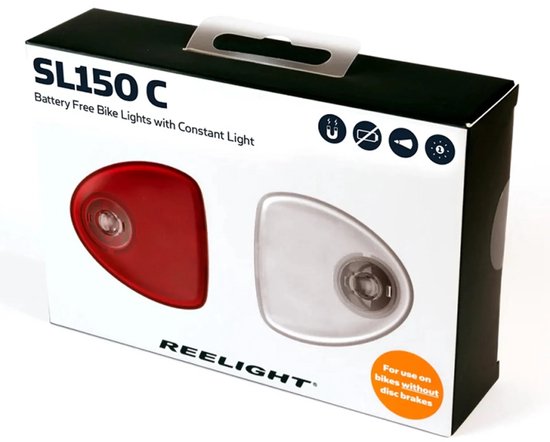 Reelight Automatische fietsverlichting set zonder batterijen voor en achter met magneet — afbeelding 5