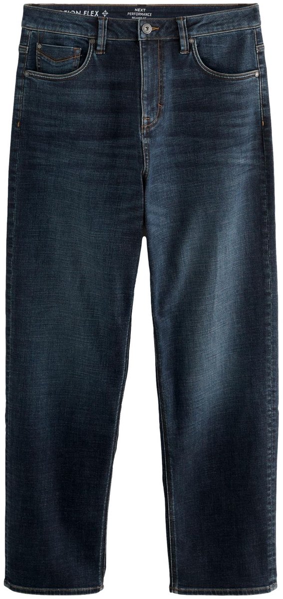 Next - Heren - Relaxed fit - Motionflex jeans - Blauw