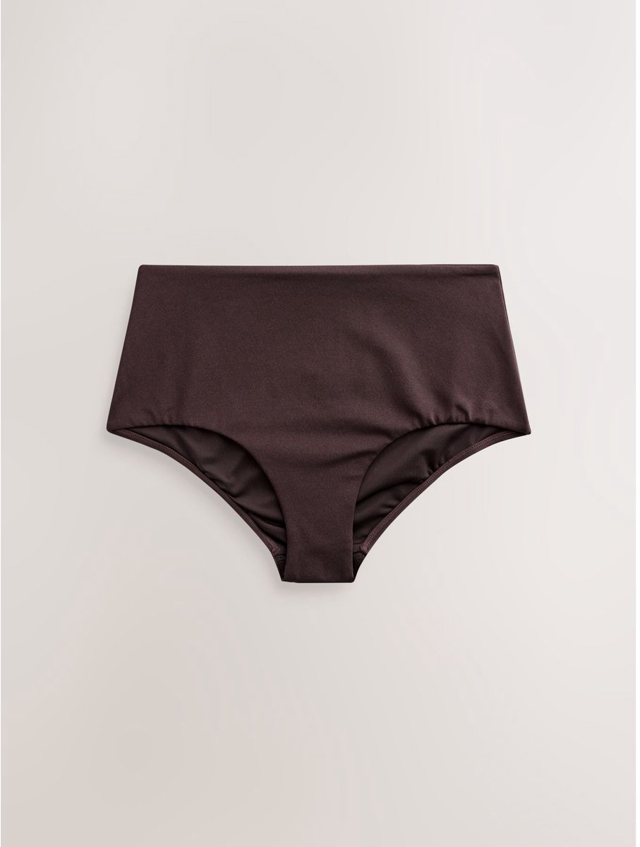 Next - Dames - Midi-bikinibroekje met medium taille - Bruin