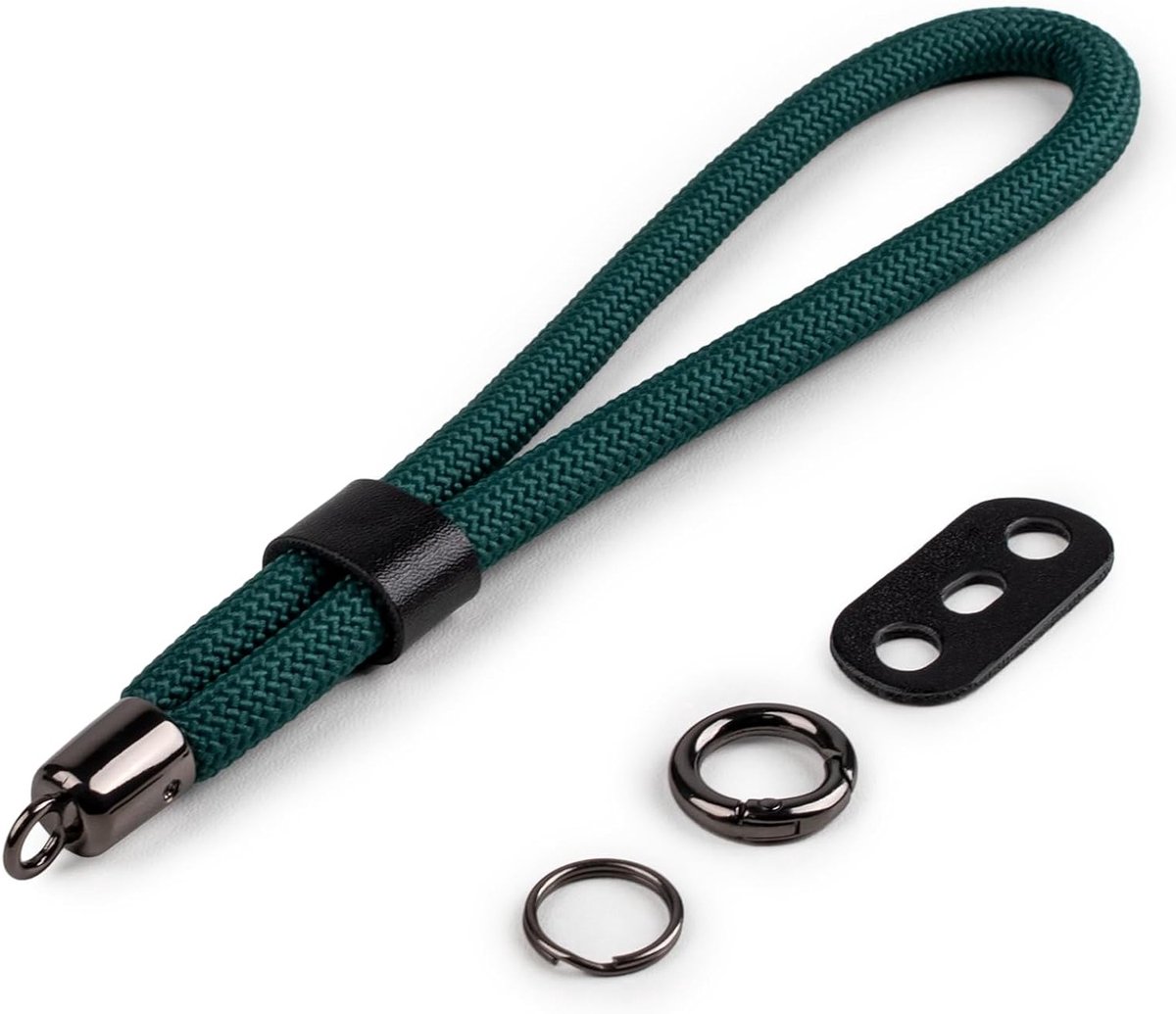 Camera Polsband Koord voor Fujifilm, Nikon, Canon en Sony - Geschikt voor DSLR en Spiegelloze Camera's - Zwart