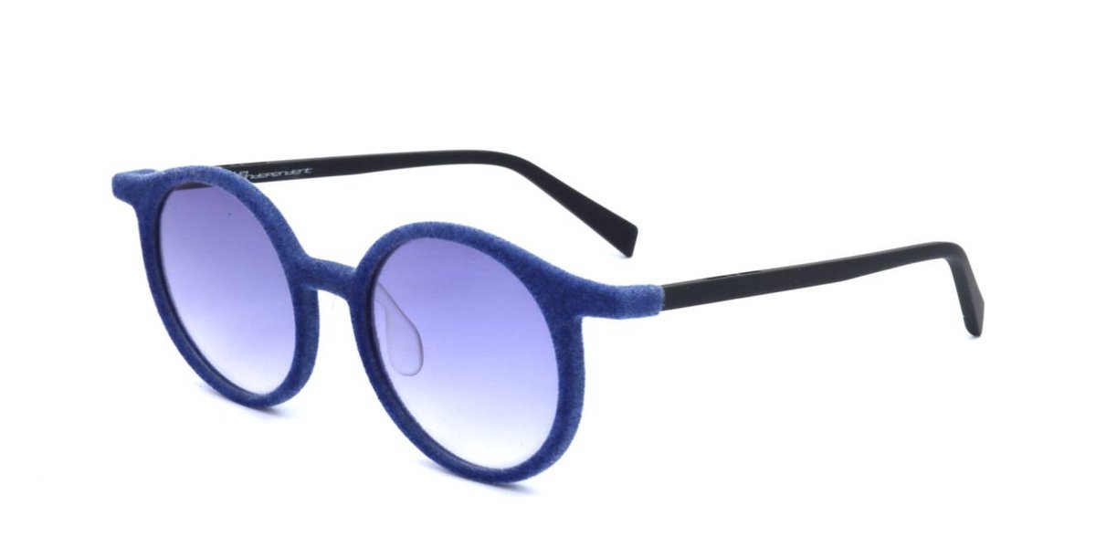 Italia Independent I I MOD. 068 VELVET Denim 45/18/140 UNISEX Zonnebrillen