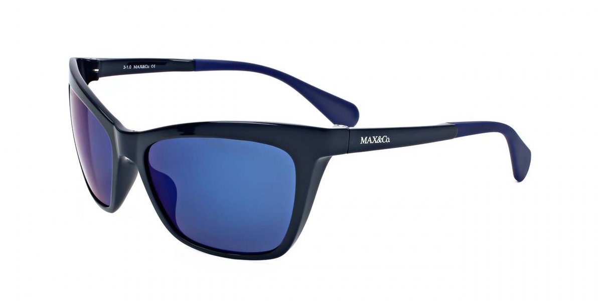 Max&co. MO0014 Shiny blue 55/16/130 WOMAN Zonnebrillen