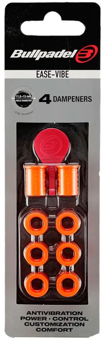 Bullpadel Easy Vibe Demper - Oranje - Padel Bullpadel Easy Vibe Demper - Oranje - Padel