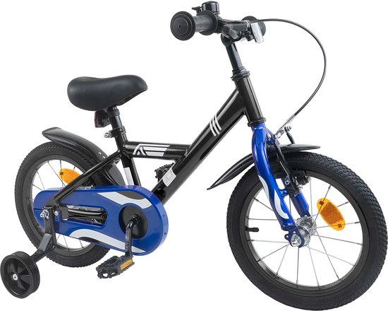 vidaXL - Kinderfiets - 12 - Inch - voor - 2-4 - jaar - oud - Zwart van VidaXL — afbeelding 4