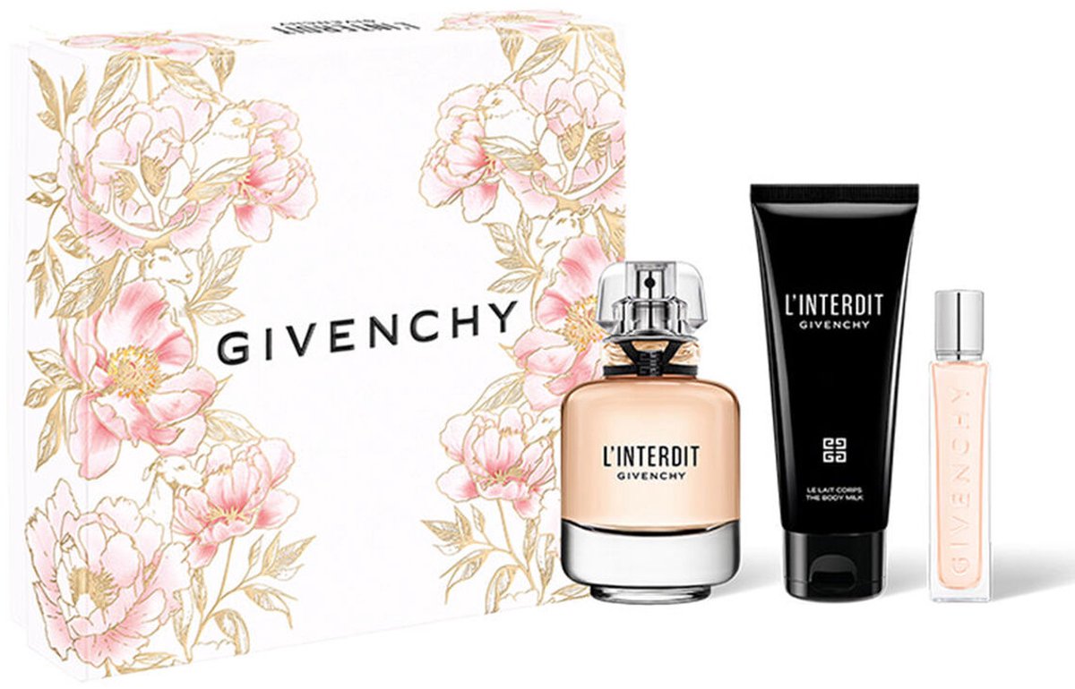 Parfumset voor Dames Givenchy L'INTERDIT 3 Onderdelen