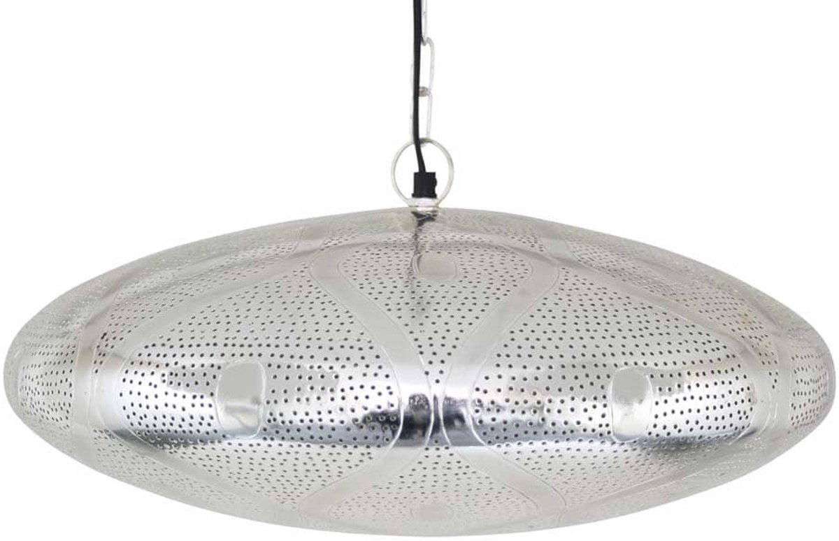 Safaary - Oosterse Hanglamp Hadaya Zilver Ø 46 x 22cm