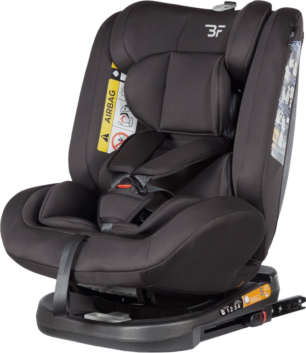 Bebies First Autostoel 360 Graden – i-Size Autostoel 40-150 cm – Draaibaar met ISOFIX en Top Tether – Zwart thumbnail 5