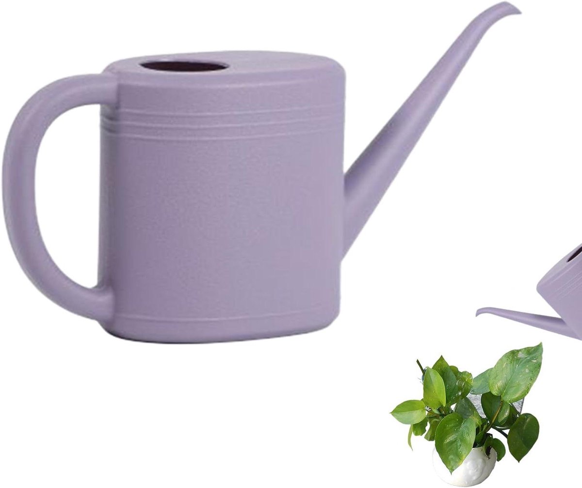 Gieter Binnen - Waterkaraf Planten - Planten Water Geven - Ergonomische Handgreep - 1 Liter Inhoud - Paars