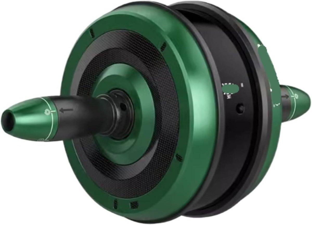 Buikspierwiel - Ab Roller - Krachtige Training - Automatische Rebound - 40cm - Groen