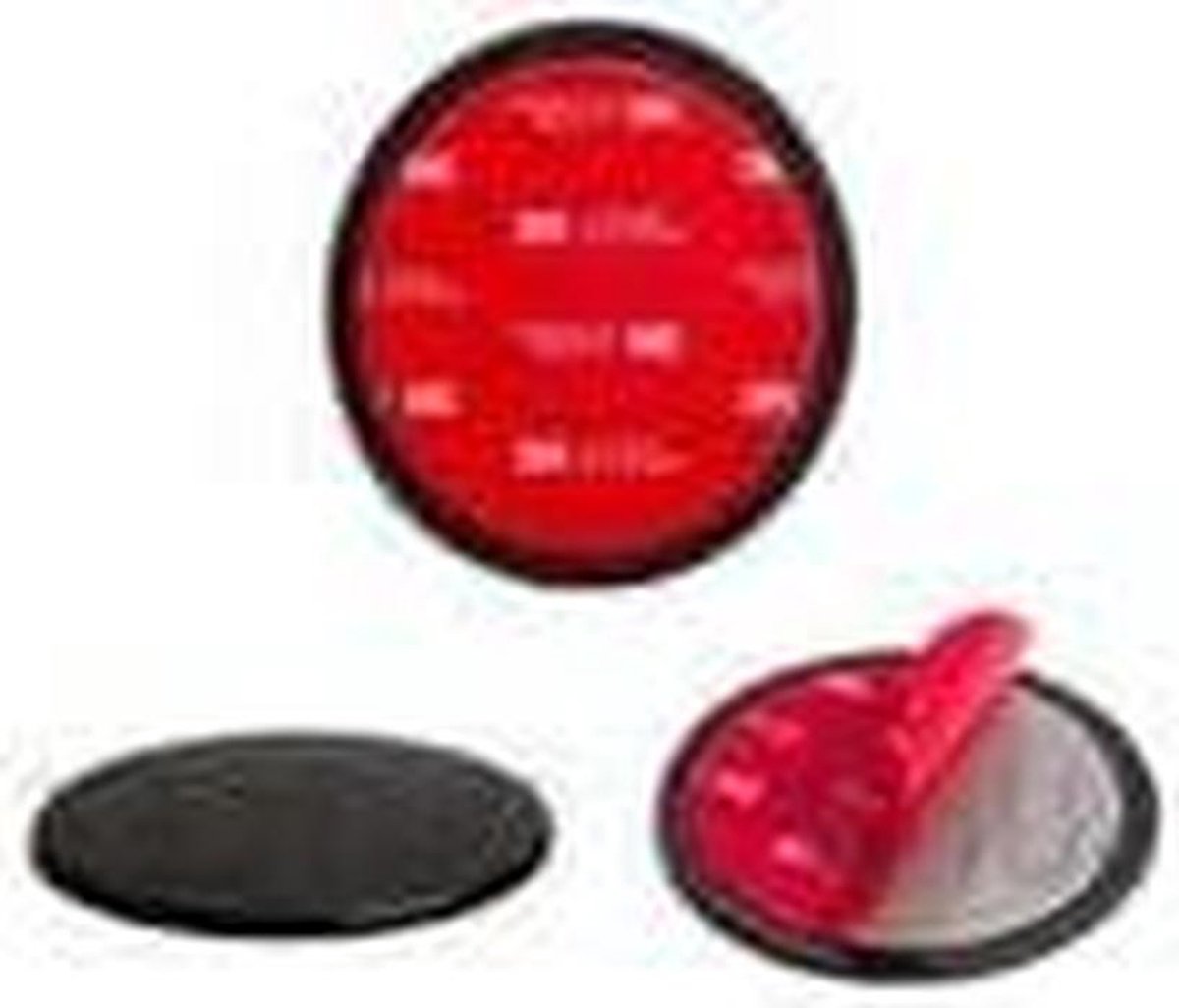 Universele Schijf - Dashboard Mount - Navigatie Plaatsen - Veelzijdige Montage - 80 mm - Zwart