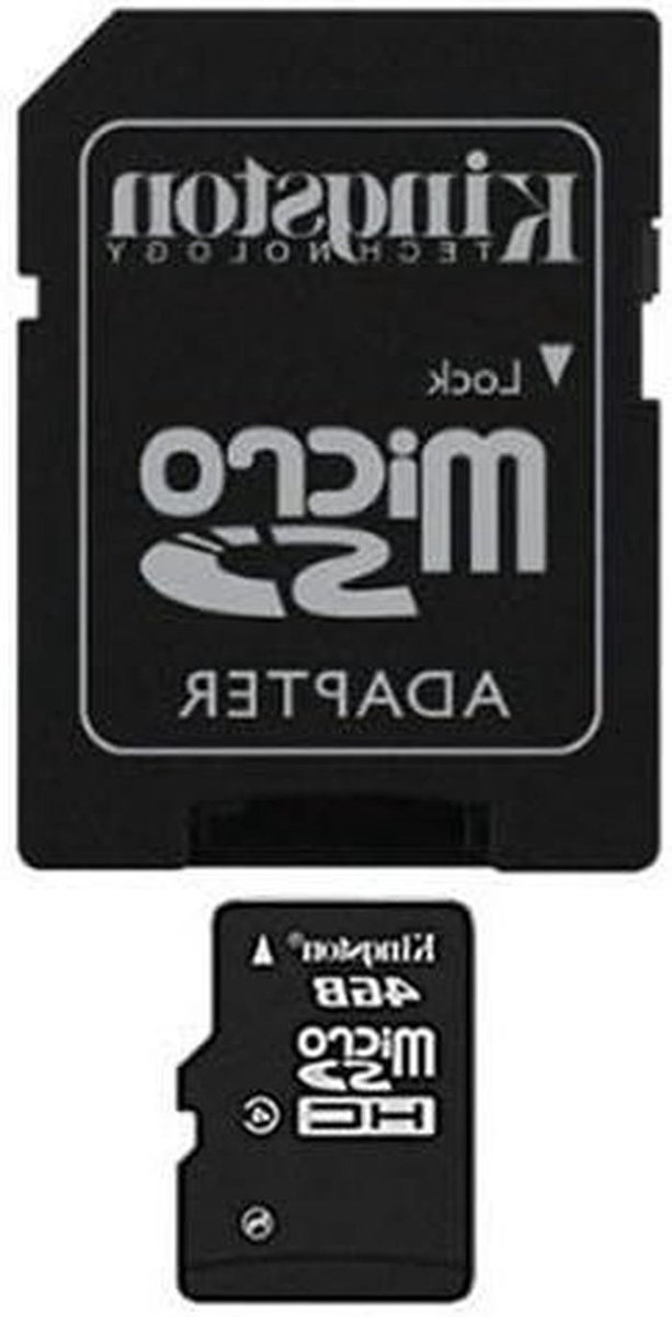 Geheugenkaart - SD kaart - Foto's Opslaan - Klasse 4 Snelheid - 4 GB - Zilver