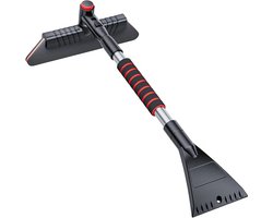 Telescopische Sneeuwschuiver - Auto Borstel - Winterweer Klaar - Ergonomisch Handvat - Verstelbaar - Zwart