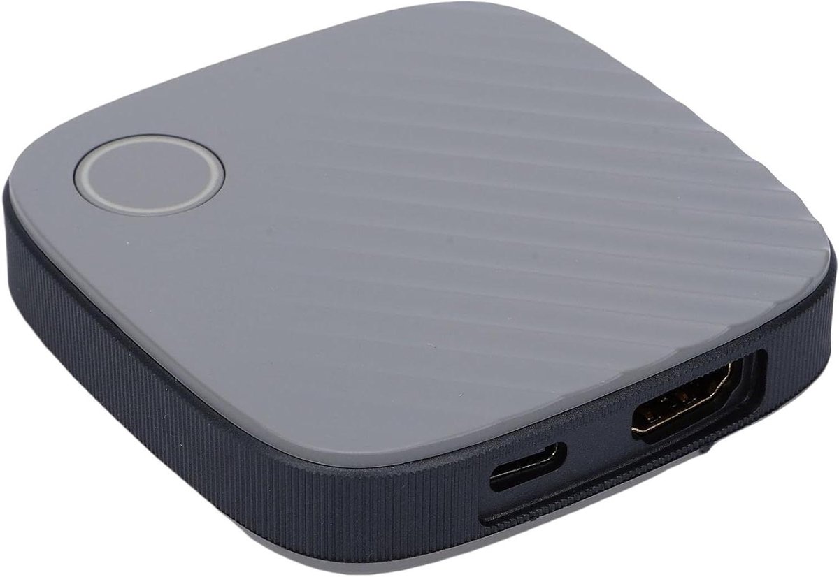 Draadloze HD Adapter - Scherm Spiegeling - Films Casten - Plug and Play - 4K Resolutie - Grijs