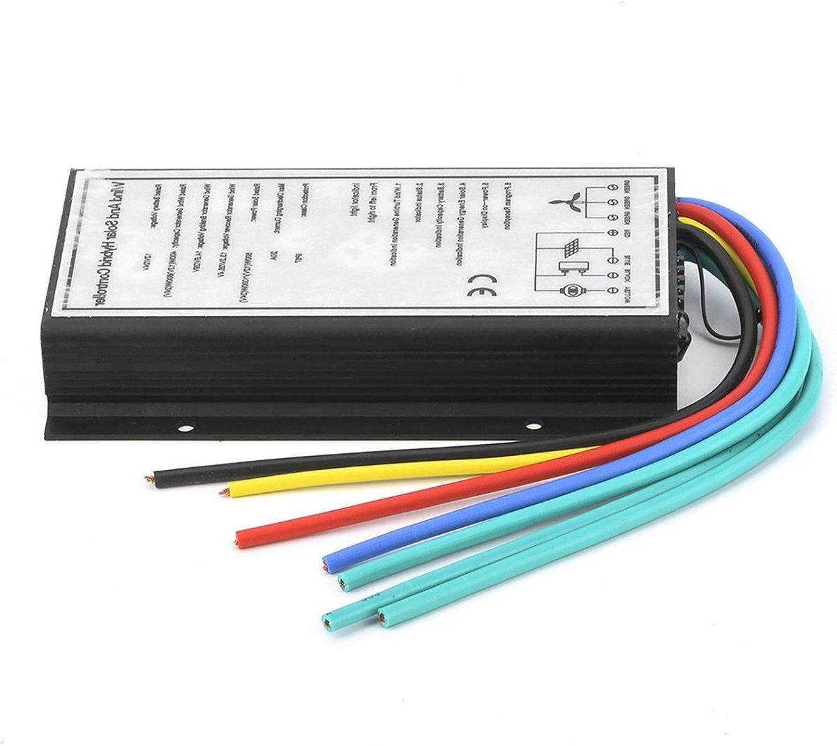 Hybride Laadregelaar - Energie Controller - Hernieuwbare Energie - Dubbele Bron Opladen - 12V 24V - Grijs
