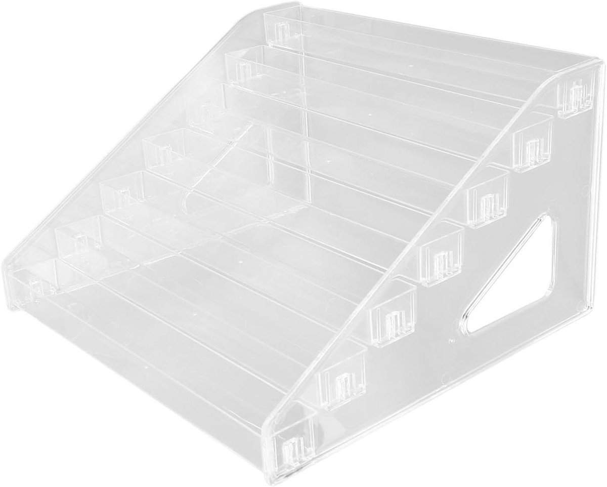 Cosmetisch Opbergrek - Make-up Organizer - Nagellak Presentatie - Acryl 7 Lagen - Doorzichtig