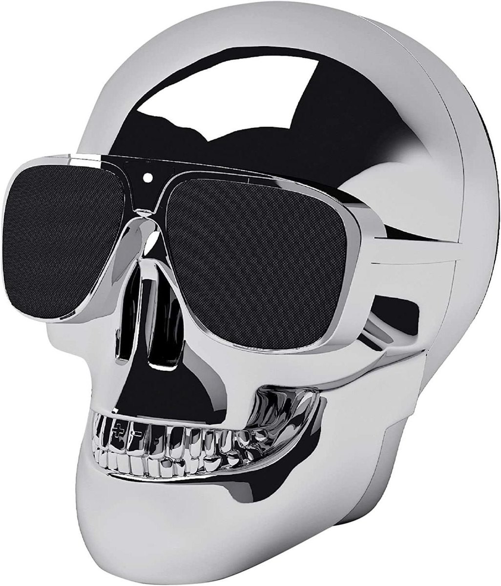 Draagbare Speaker - Draadloze Audio - Feest Muziek - Krachtige Bas - 6 Uur Speeltijd - Zilver