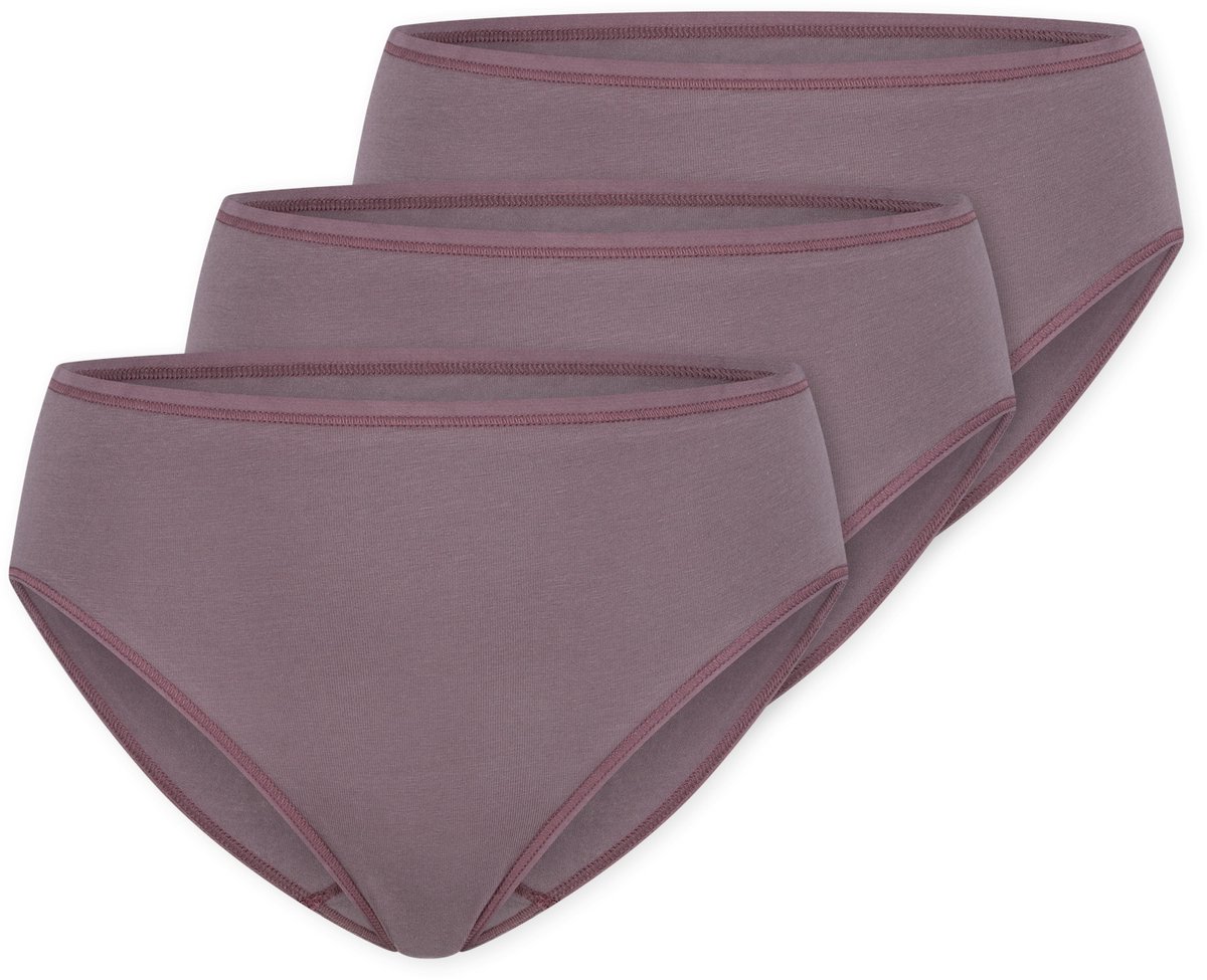 Schiesser 3PACK Slip Essentials Dames Onderbroek - mauve