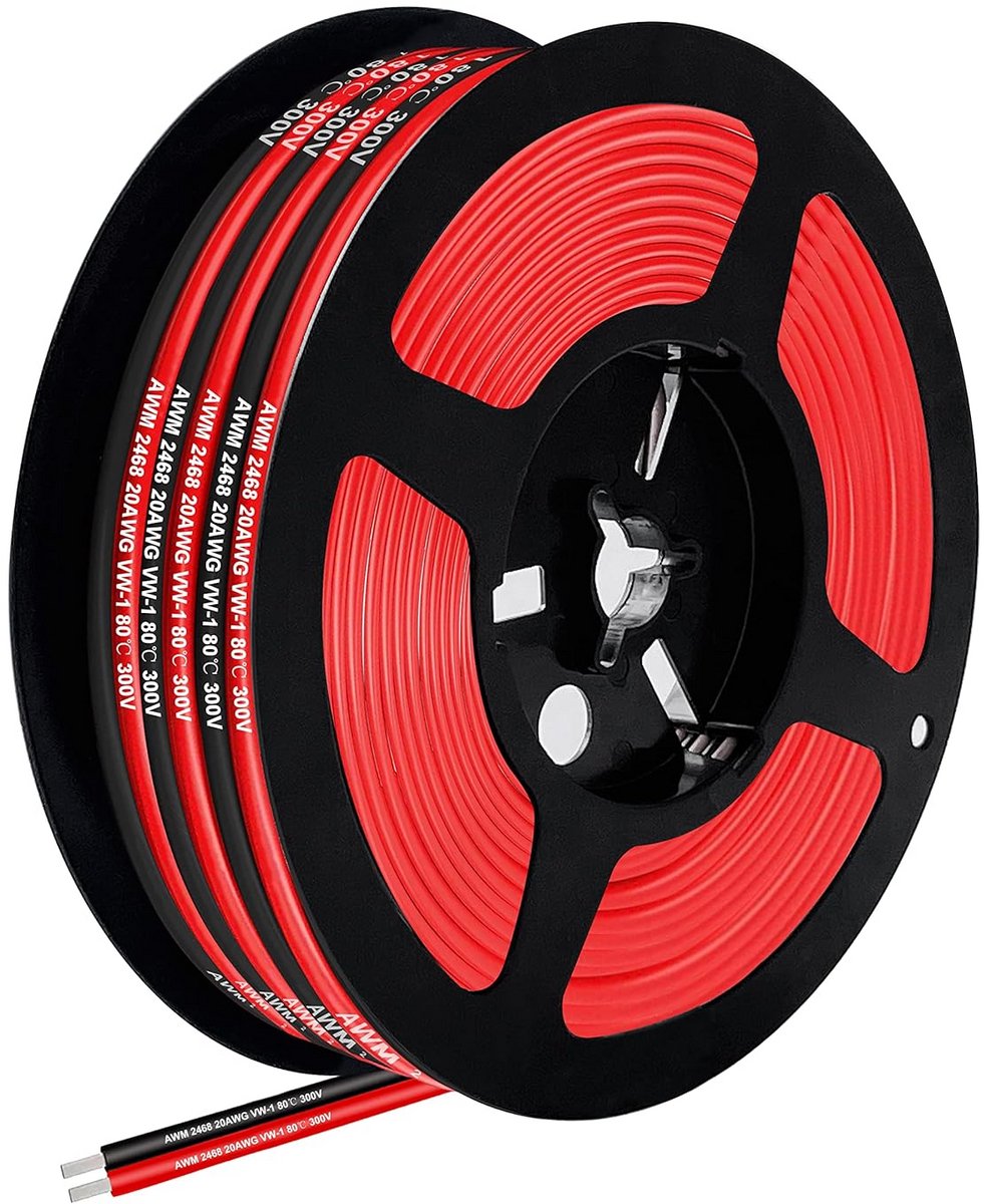 Elektrische Aderlitze 20 AWG 0,52mm² 5m Vertind Koperdraad voor LED Strips