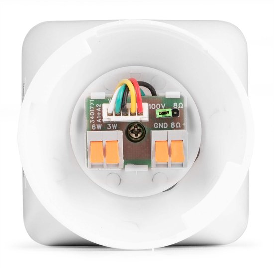 Power Dynamics complete geluidsinstallatie - 16 mini speakers voor winkel of kantoor - 100V - Wit — afbeelding 3