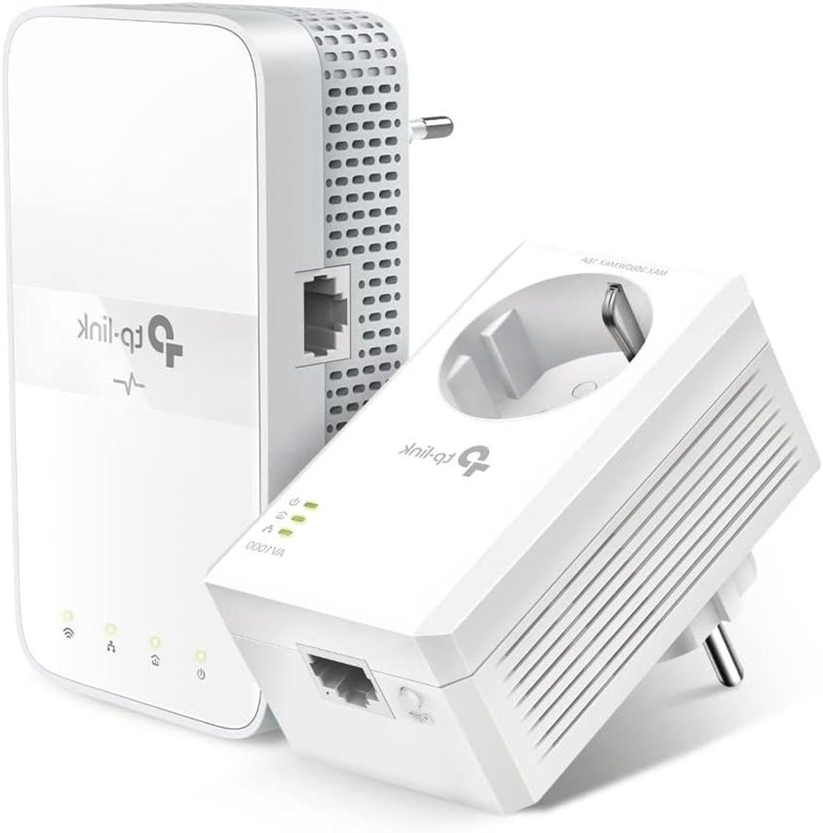 Powerline WiFi Kit - Netwerk Extender - Stabiel Internet - Dual Band AC1200 - AV1000 Snelheid - Wit