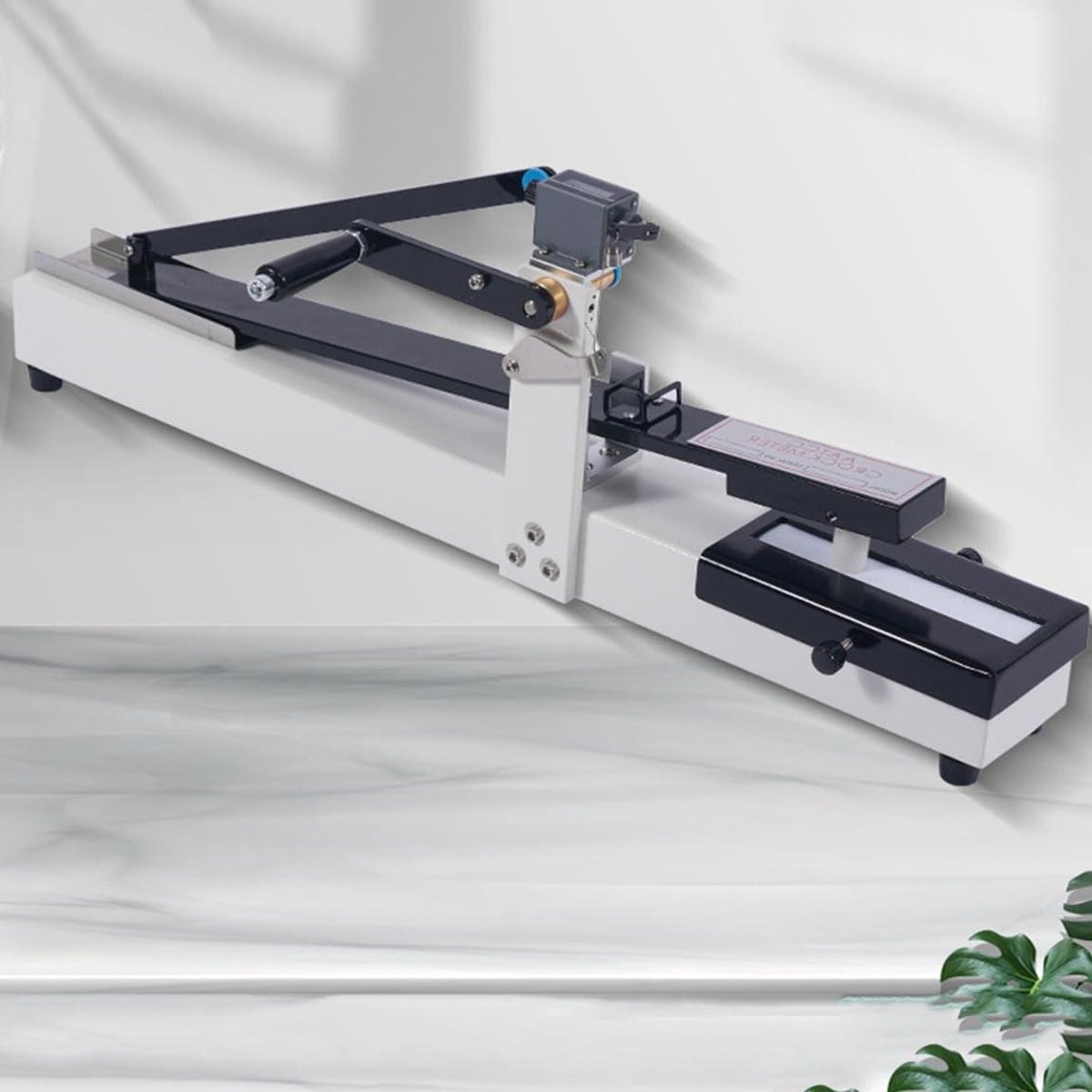 Kleurechtheid Tester - Wrijftest Apparaat - Textiel Kwaliteit - Dubbele Lagers - 104mm Slag - Zwart