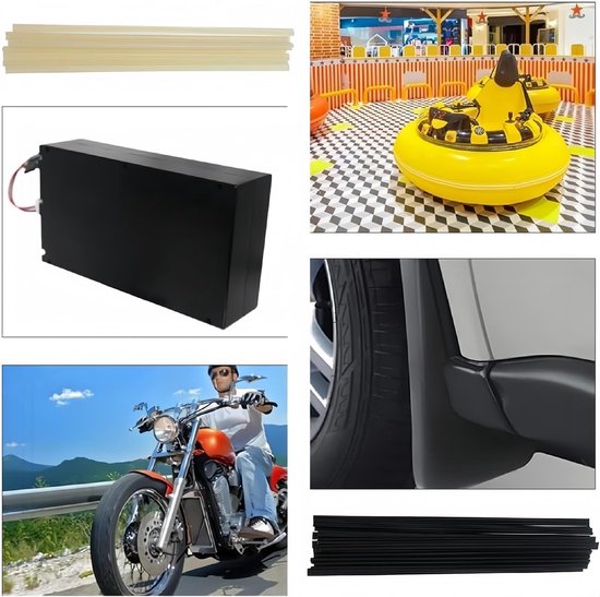 Kunststof Lasstaven - Zweetstokken Lassen - Plastic Reparatie - Verschillende Materialen - 100 Stuks - 4 Kleuren — afbeelding 4