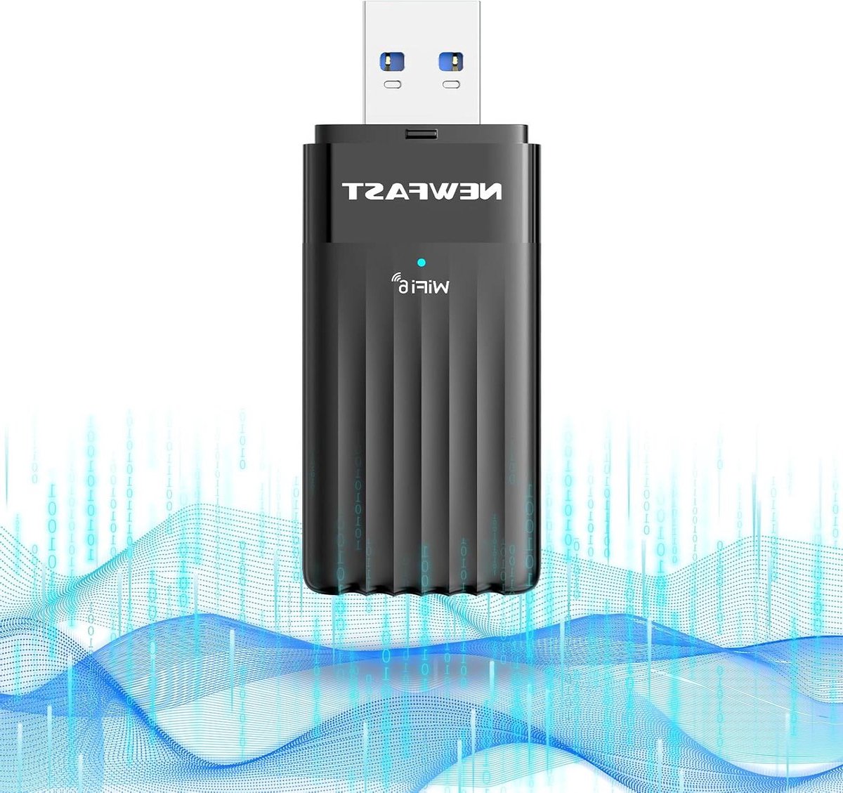 Wifi Stick - Wifi Dongle - Snelle Internetverbinding - Wifi 6 AX3000 - USB 3.0 - Zwart