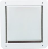 Trixie - 2-Weg Hondenluik - Wit - M-XL - 39X45 cm